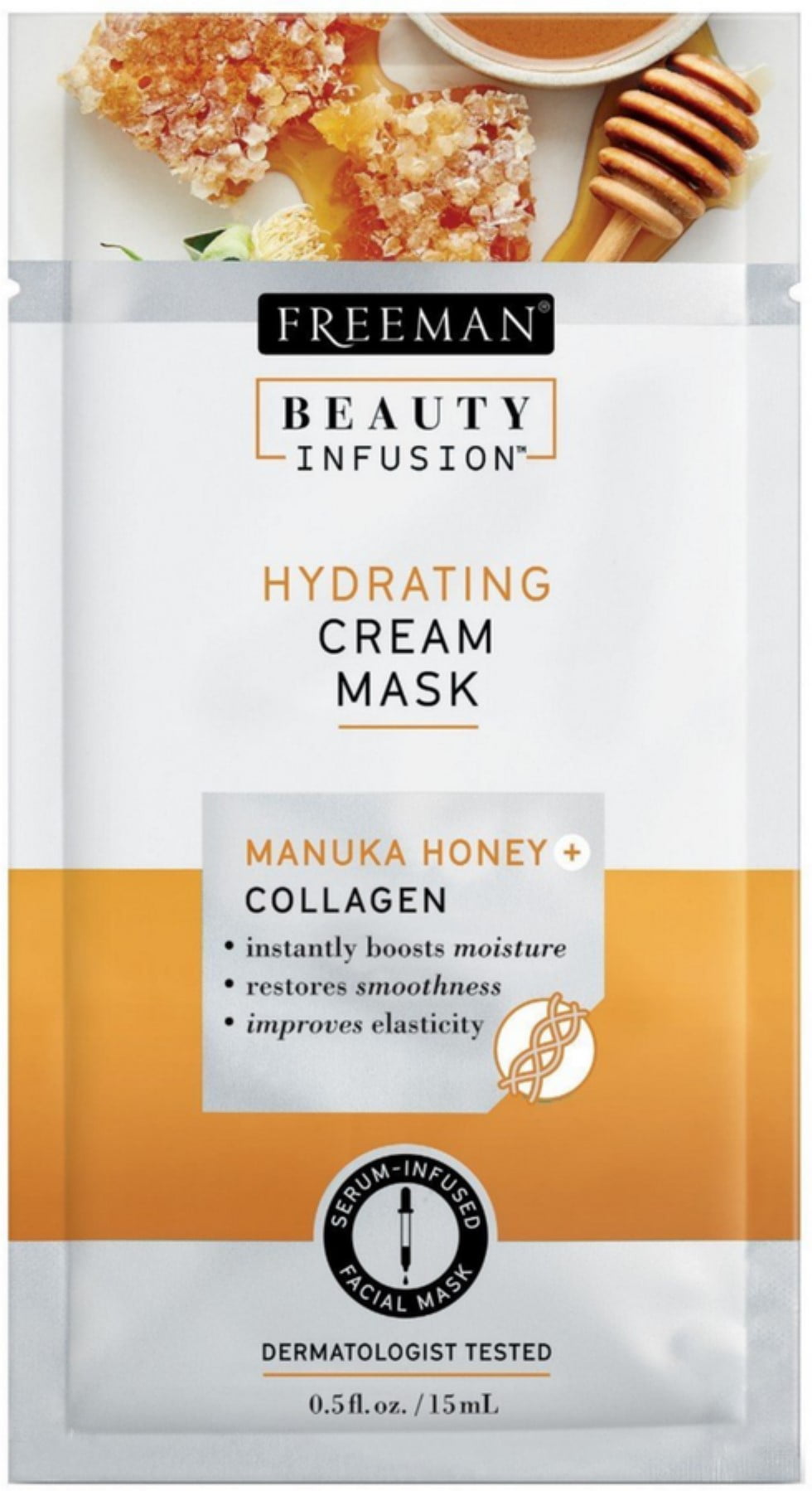 4 Pack - Freeman Beauty Infusion Mask Hydrating Pack 0.5 oz 12 XYonka Creme Cream 83 Sensitive Skin Samples Fresh New-